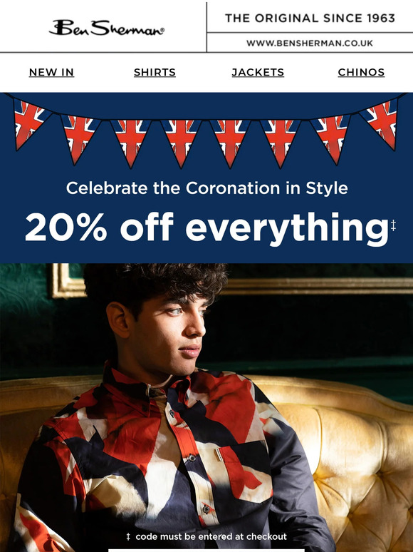 Ben Sherman US: Hurry! 20% off‡ ends midnight | Milled
