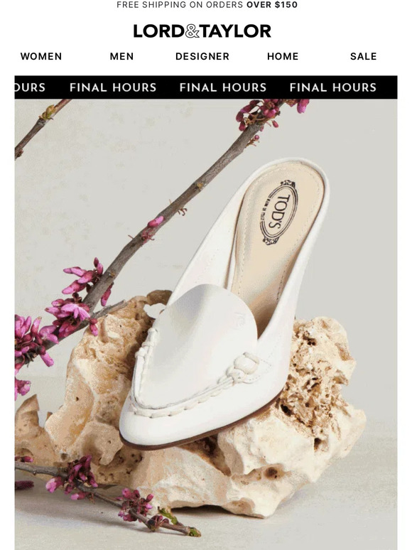 FINAL HOURS: 50% off Tod’s