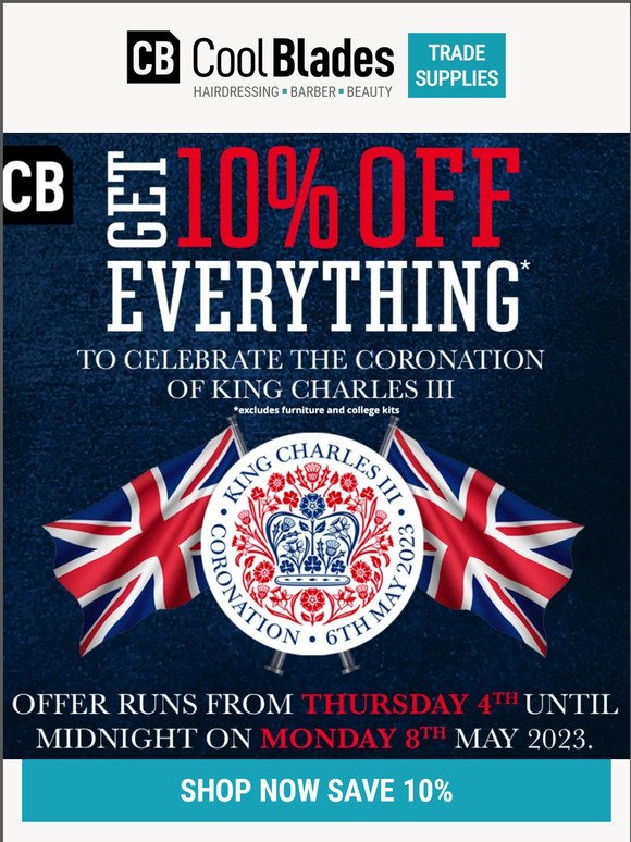 COOLBLADES 10% OFF ENDS TONIGHT BE QUICK 🇬🇧