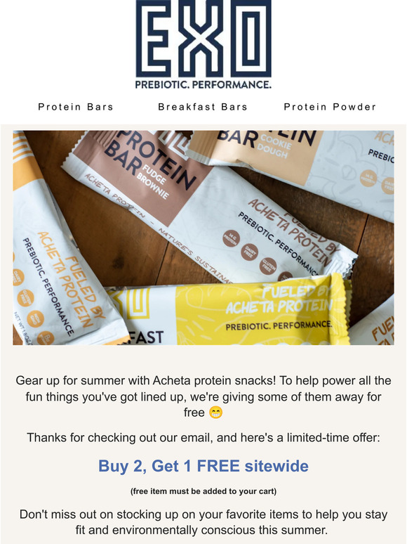 Buy 2, Get 1 FREE sitewide!