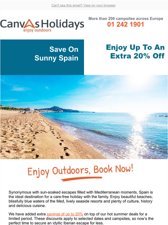 Save Up To An Extra 20% On Spain Holidays