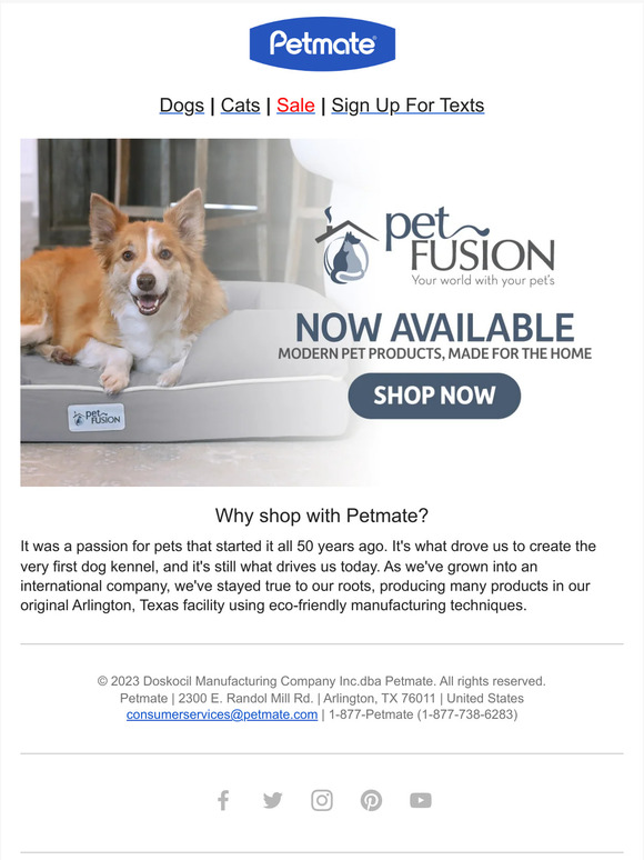 Get the Latest Modern Pet Products from PetFusion!