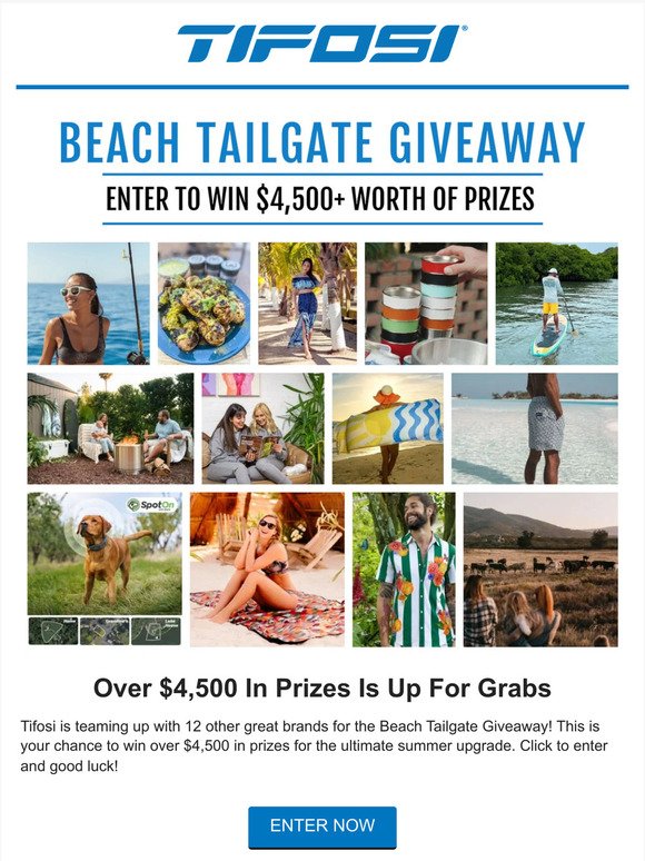 The Beach Tailgate Giveaway Starts Now