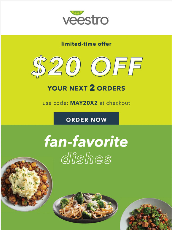 $40 OFF most-loved meals 🏆