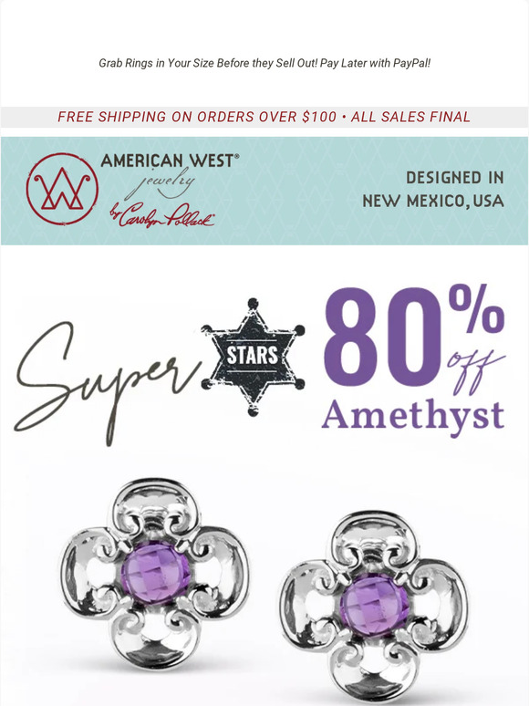 The Final Countdown 🔥 80% OFF Sitewide Sale~Including Amethyst & Limited Edition Styles!