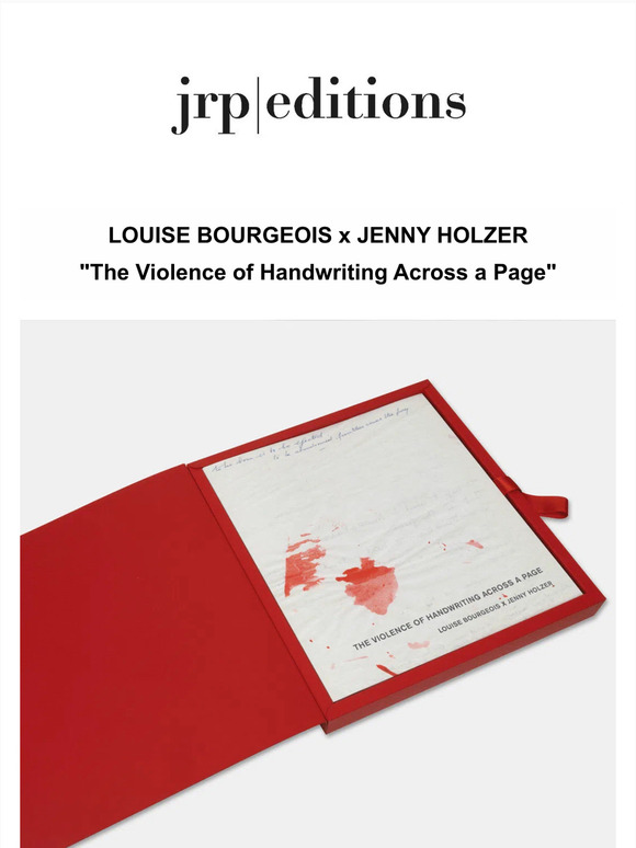 Louise Bourgeois X Jenny Holzer: The Violence of Handwriting