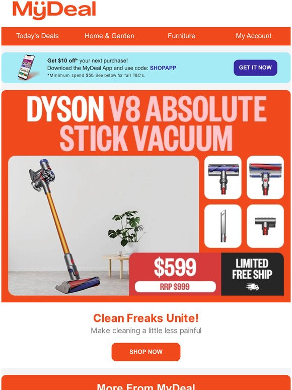 🚨PRICE DROP: Dyson V8 Absolute $599