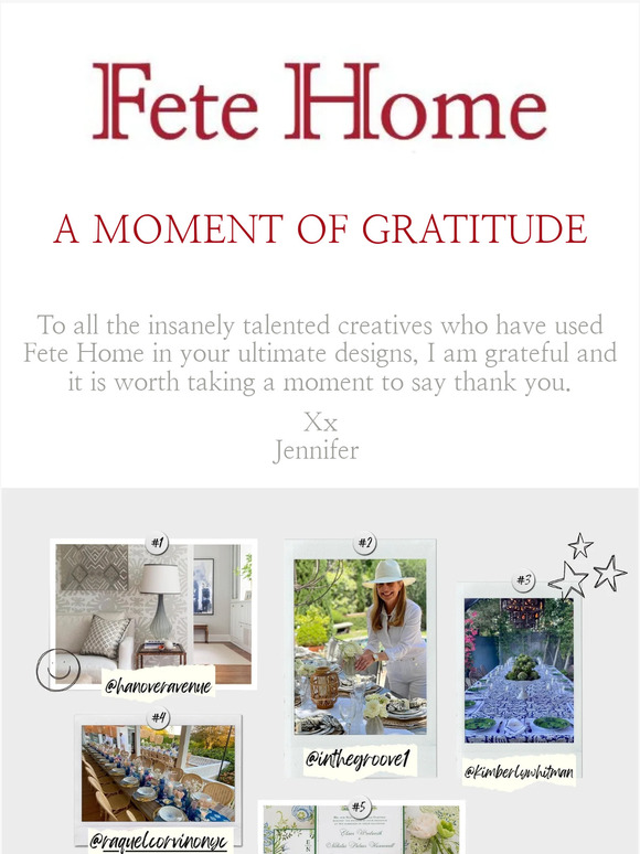 A Moment Of Gratitude