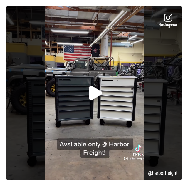 U.S. GENERAL: 34 in. Full Bank Service Cart - video