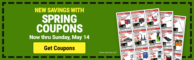 NEW SAVINGS WITH SPRING COUPONS! Now thru Sunday, May 14