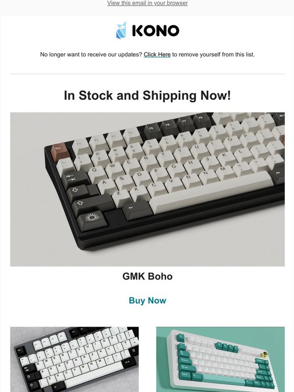 New GMK and ePBT In Stock! - Kono Store