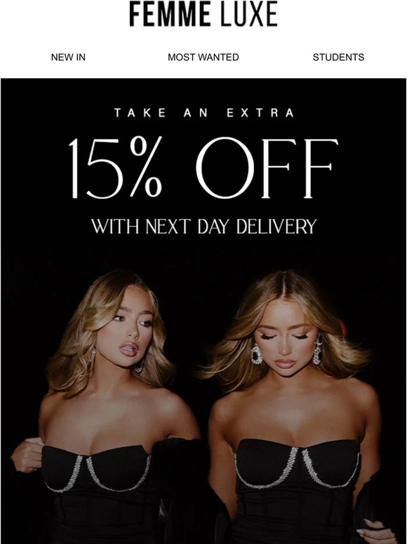 15% Off Everything Just For You 💰