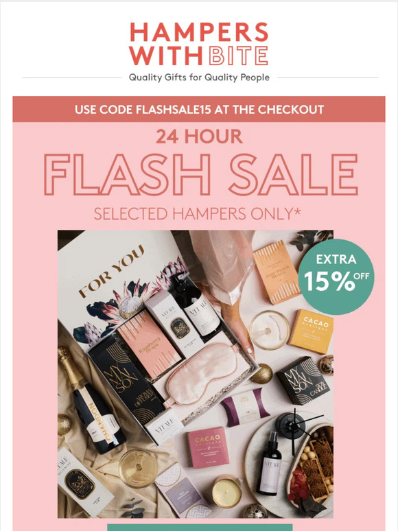 FLASH SALE 💥 Extra 15% OFF selected gifts for her*