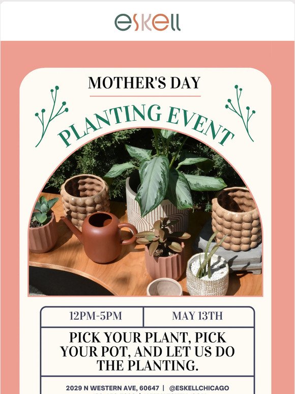 Mom's Planting Event 🌱