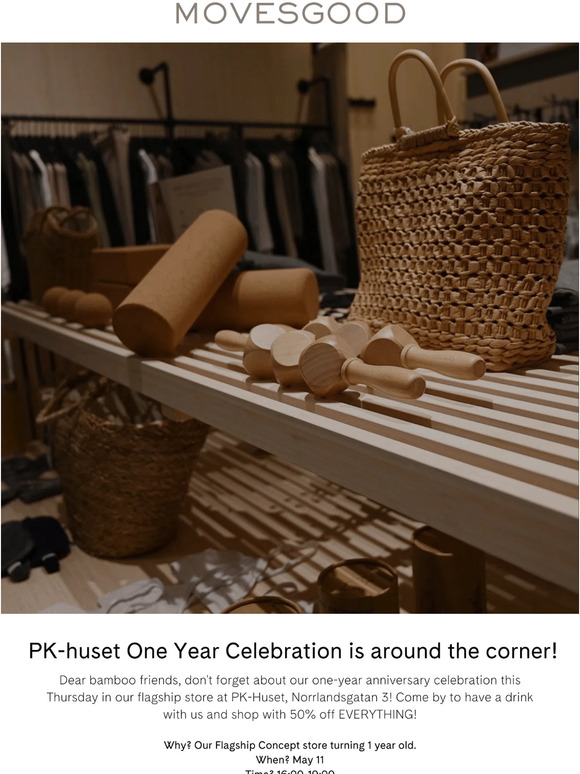 REMINDER: 50% OFF