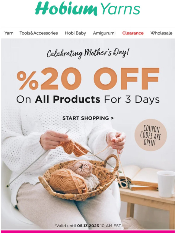 Celebrating Mother's Day👩‍👦✨❣ %20 OFF ON All Products For 3 Days 🎁