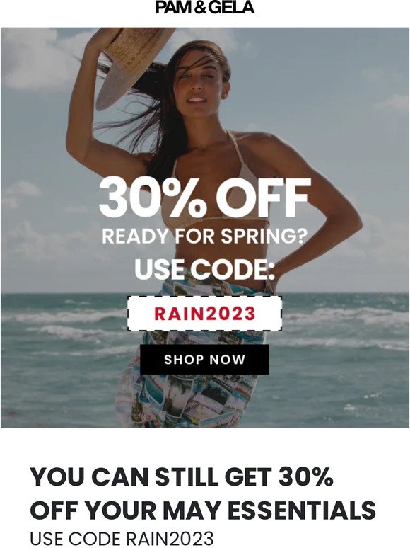 You can still get your favorite spring outfits with 30% off!