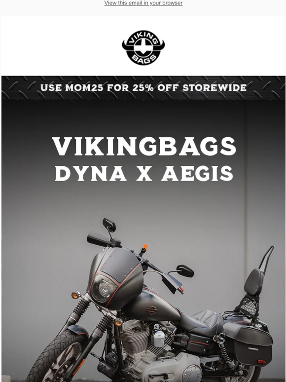 Viking Bags NEW ARRIVAL // Viking Bags Aegis Dyna Specific Saddlebag