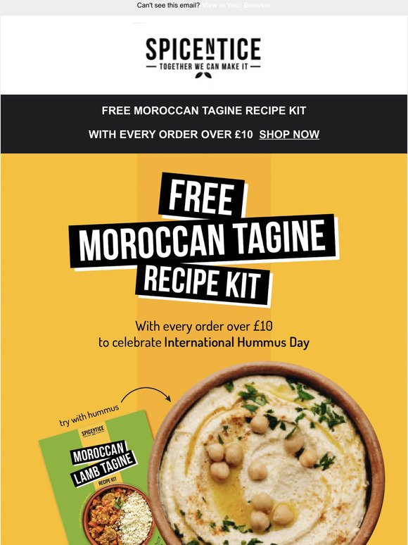 Free Moroccan Tagine Recipe Kit! 🥘