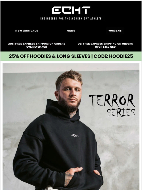 Exclusive to Subscribers: 25% OFF HOODIES 👀