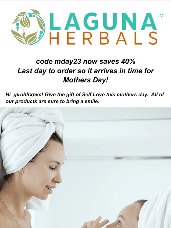 🌸40% off  sitewide -Organic Treats for Mom is ending...🌸