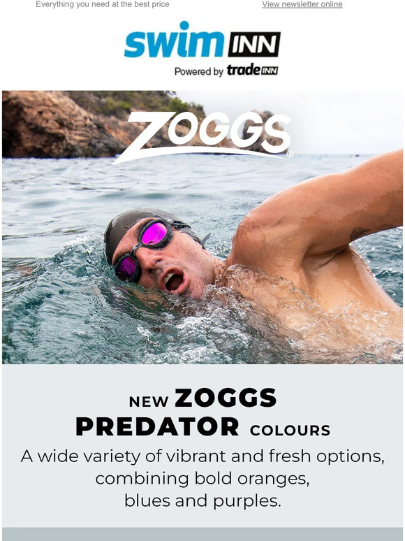 The new Zoggs Predator colours
