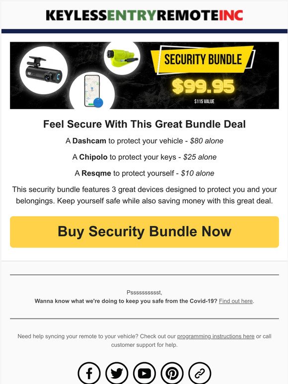 Security Bundle | A $115 Value For Less
