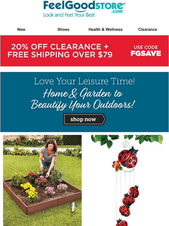 Love Your Leisure Time! Home & Garden to Beautify Your Outdoors!