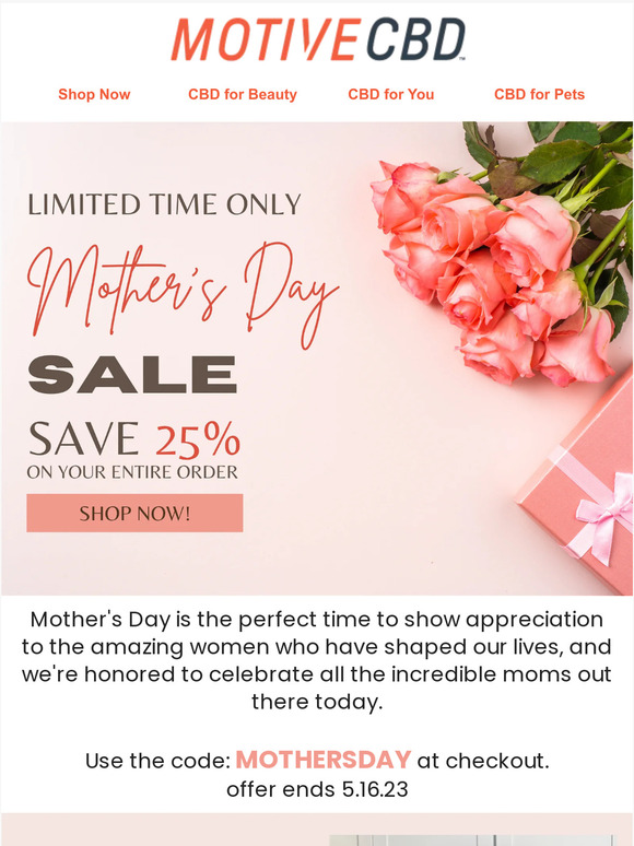 Celebrate Mother’s Day With Us! 🌸