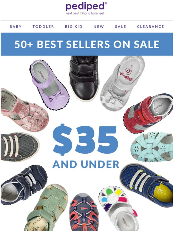 50% off Best Sellers for Baby to Big Kids