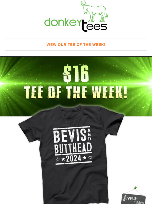 🤟 Uh huh huh, $16 TEE for my bunghole 🧻 DonkeyTees