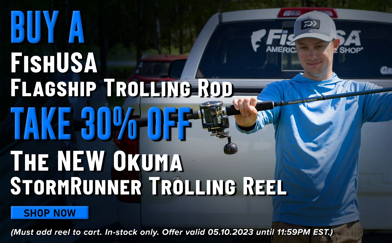 FishUSA.com: 💥FLASH SALE! Buy The FishUSA Flagship Trolling Rod, And Take  30% Off The New Okuma StormRunner!💥