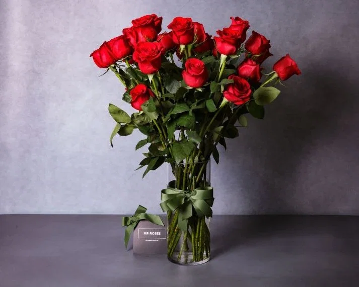 Image of Red Long Stemmed Roses