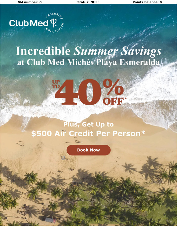 This Sale Feels like Summer in Michès Playa Esmeralda, Dominican Republic ☀️