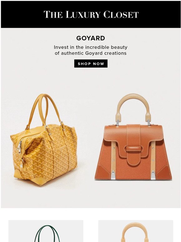 The Luxury Closet WW: Discover the beauty of authentic Goyard 👌 | Milled