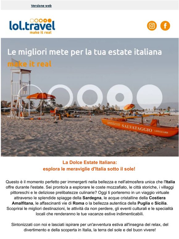 La Dolce Estate Italiana: esplora le meraviglie d'Italia sotto il sole