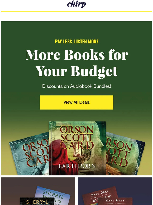 More Audiobooks for Less 🤩