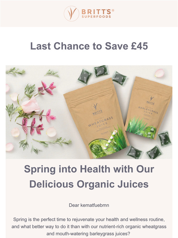 Last Chance to Save £45 £££