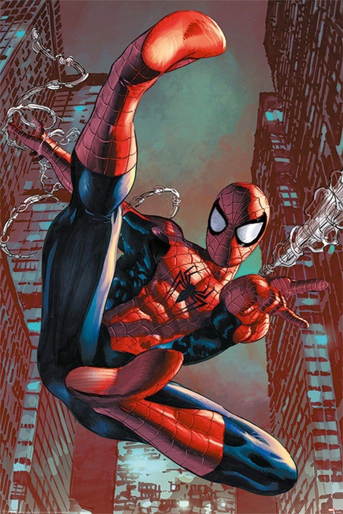 Image of Pyramid Spider Man Web Sling Poster 61x91,5cm