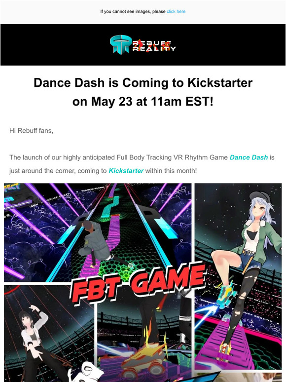 Dance Dash  Full Body VR Rhythm Game + Trackstraps by Rebuff