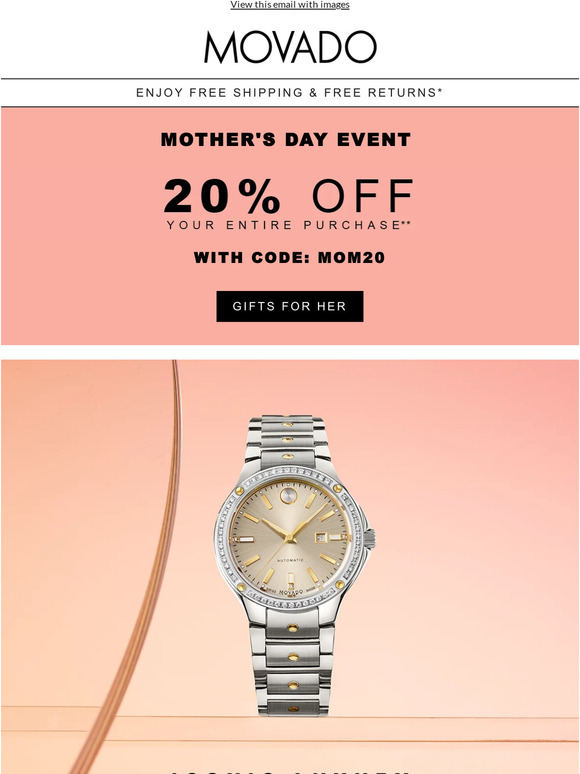 20% off iconic luxury