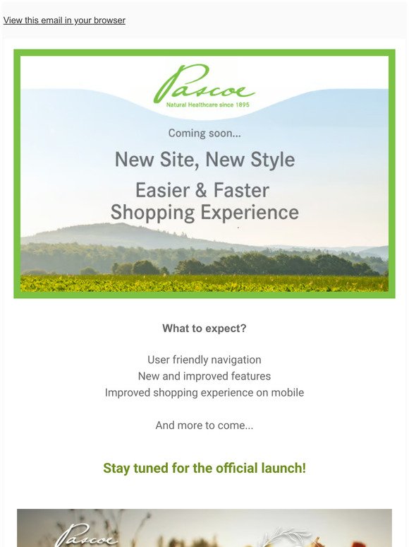 Coming Soon: New Pascoe’s Website