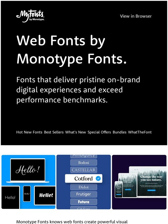 Looking for web fonts?