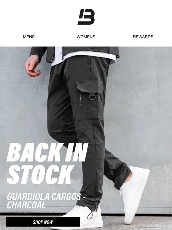 Back In Stock: Guardiola Cargos 🚨