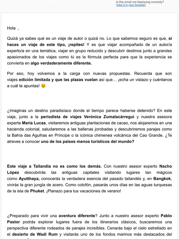 Si haces uno de estos viajes ¡repites seguro!