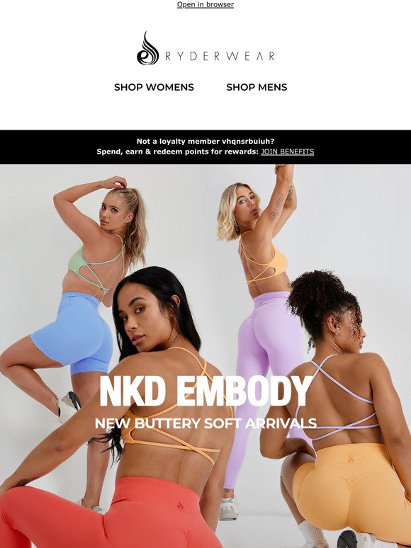 JUST LAUNCHED: NKD Embody with scrunch 😍🍑