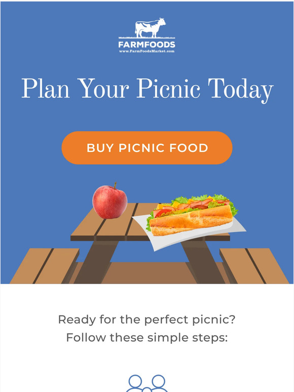 FarmFoods 5 steps for the perfect picnic 🧺 Milled