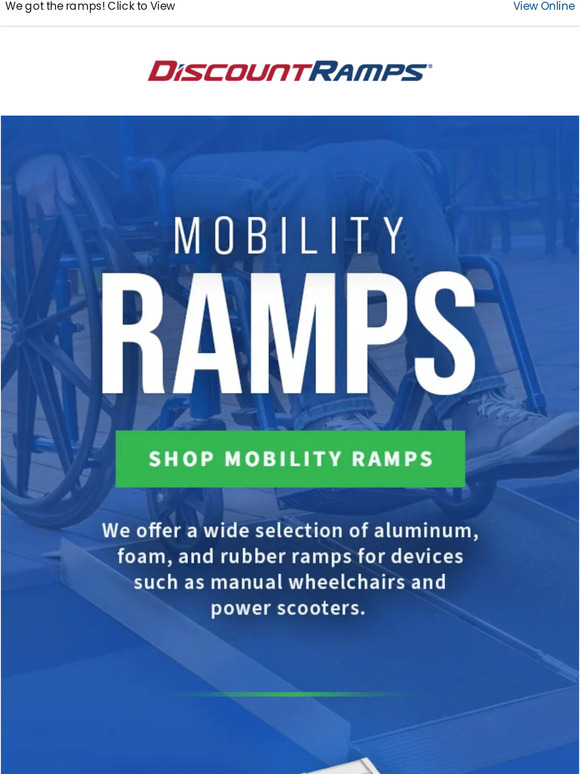 The FINEST of Mobility Ramps!