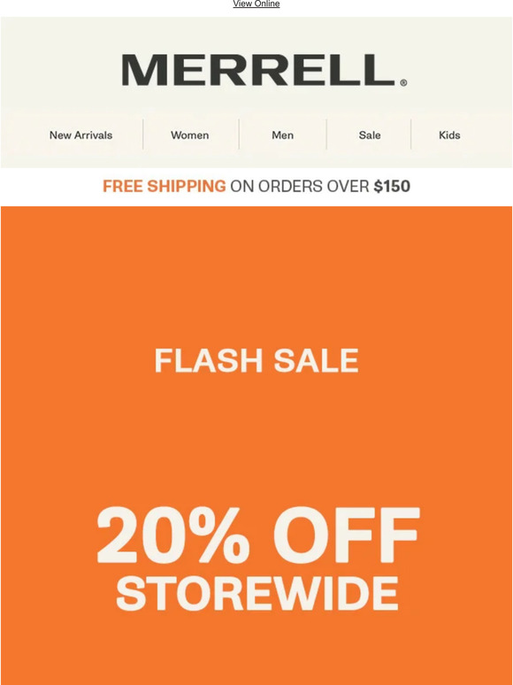 FLASH SALE: 20% OFF STOREWIDE
