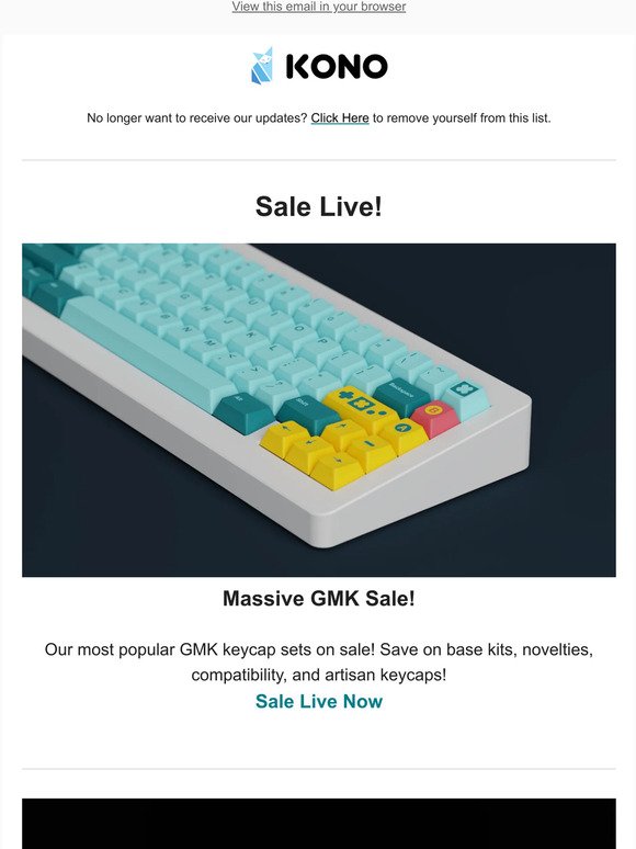 Massive GMK Sale! WhiteFox Eclipse on Indiegogo! - Kono Store